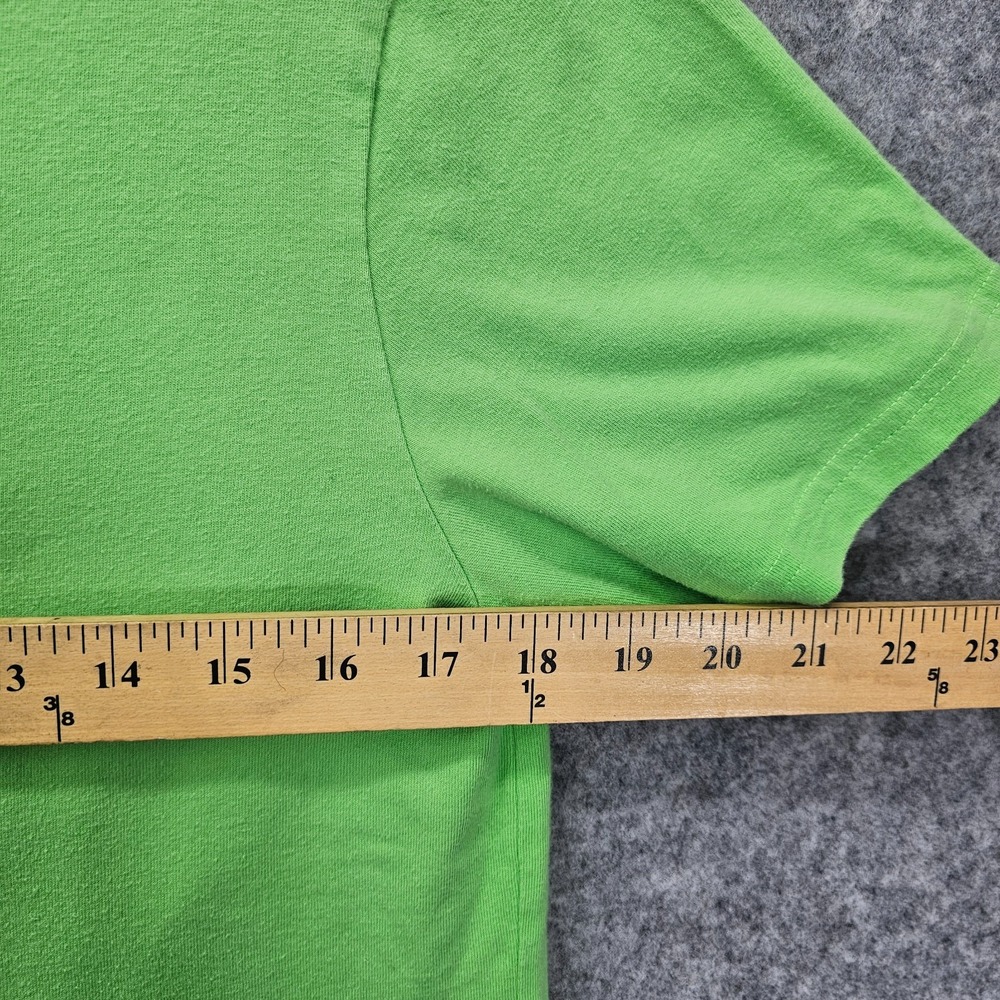 Polo Ralph Lauren T Shirt Boys L 14 16 Lime Green Pony Logo School Preppy Tee - Picture 5 of 8